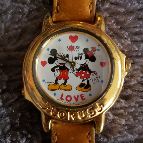 Vintage lorus musical mickey mouse watch